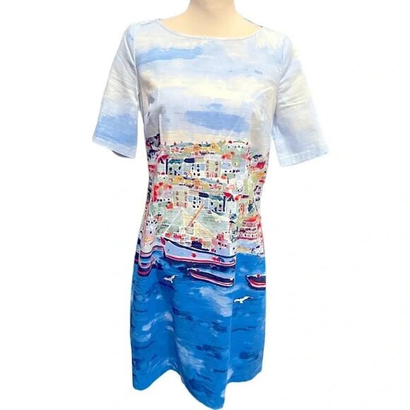 NWT Rafaella Yacht Sea Side Village Coastal dress Size 6 NWOT - Picture 4 of 13